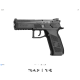 ASG CZ P-09 Airsoft pisztoly Blow Back