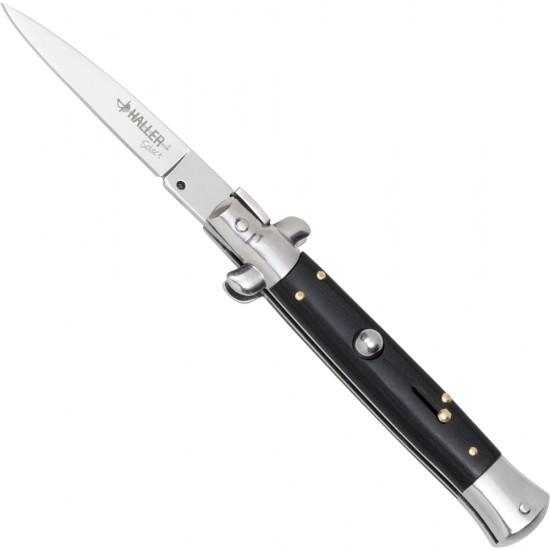 Haller Select rugós kés fekete