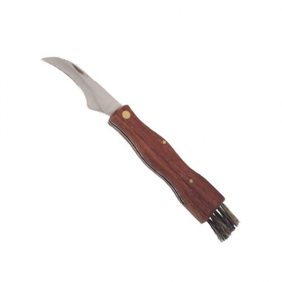 Haller Gombászó kés fa markolattal