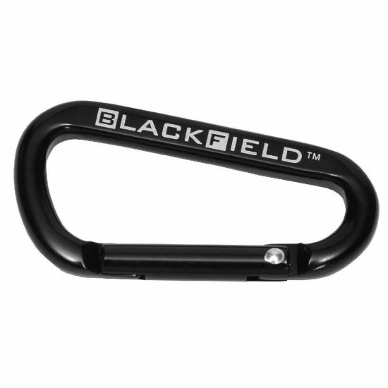 Blackfield könnyűfém karabiner Black Line
