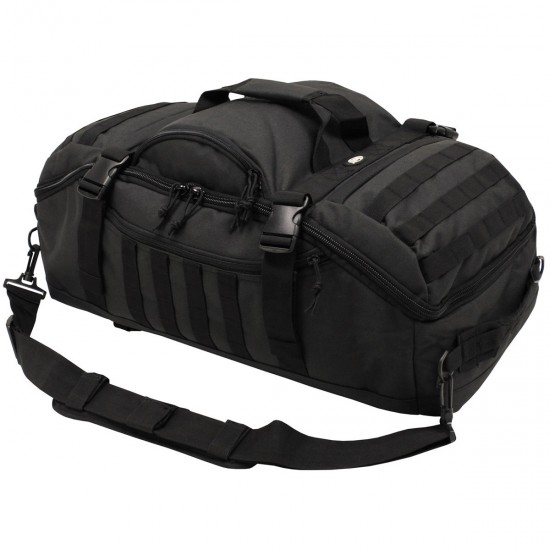 3 in 1 taktikai bevetési táska és hátizsák egyben fekete