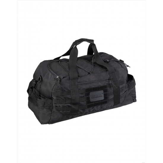 Mil-Tec amerikai harci ejtőernyős bevetési táska közepes fekete